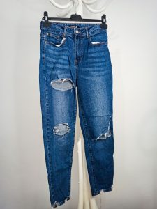 Pantaloni Lungi Denim EVEN & ODD - 38 haine ieftine