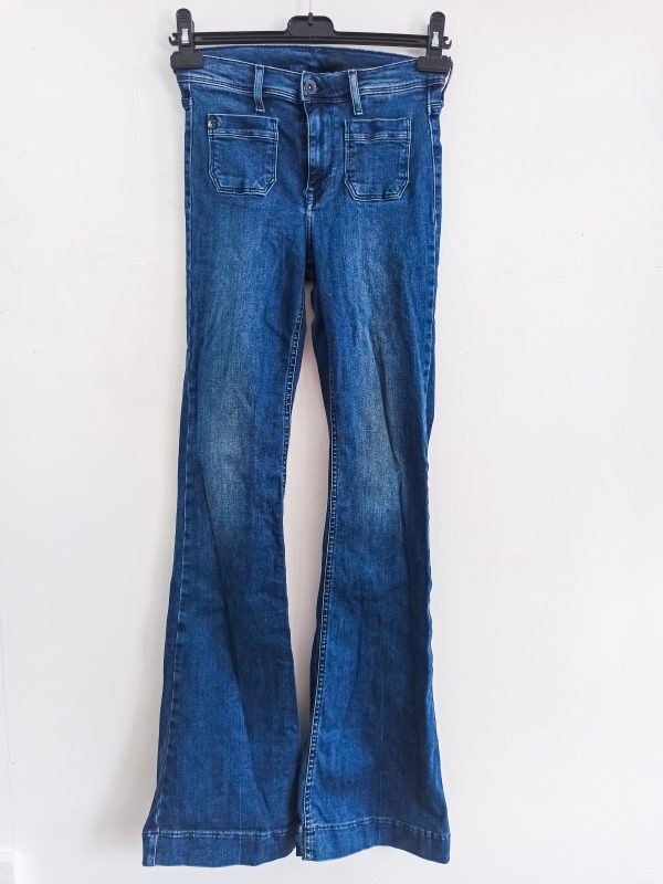 Pantaloni Lungi Denim H&M - 36 - Haine Ieftine